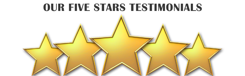 5 star testimonial